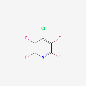 4-Chloro-2,3,5,6-tetrafluoropyridine structure, CAS 52026-98-9