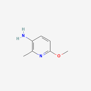 3-Amino-6-methoxy-2-picoline structure, CAS 52090-56-9