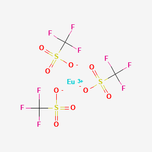 Europium(III) trifluoromethanesulfonate structure, CAS 52093-25-1