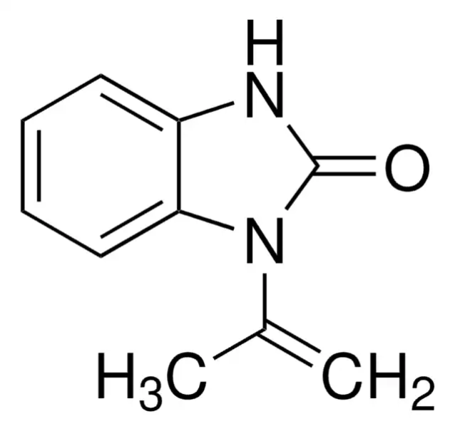 1,3-Dihydro-1-(1-methylethenyl)-2H-benzimidazole-2-one structure, CAS 52099-72-6