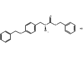 O-Benzyl-L-tyrosine benzyl ester hydrochloride structure, CAS 52142-01-5