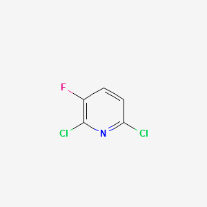 2,6-Dichloro-3-fluoropyridine structure, CAS 52208-50-1