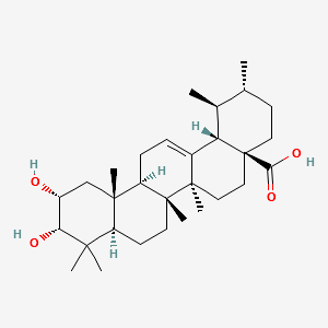 Pygenic acid A structure, CAS 52213-27-1