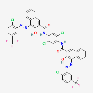 Pigment Red 242 structure, CAS 52238-92-3