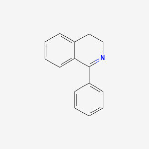 1-Phenyl-3,4-dihydroisoquinoline structure, CAS 52250-50-7