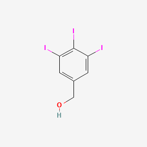 3,4,5-Triiodobenzyl alcohol structure, CAS 52273-53-7