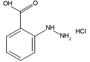 2-Hydrazinobenzoic acid hydrochloride structure, CAS 52356-01-1