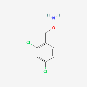 2,4-Dichlorobenzylhydroxylamine structure, CAS 52370-40-8