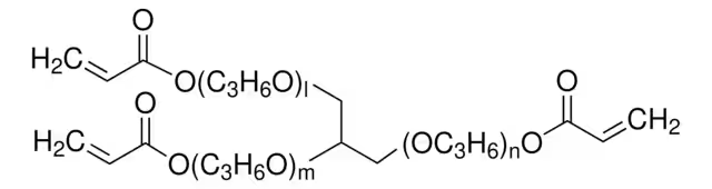 Glycerine propoxylate triacrylate structure, CAS 52408-84-1
