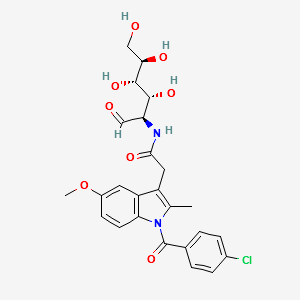 Glucametacin structure, CAS 52443-21-7