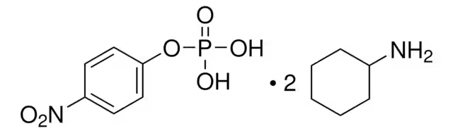 4-Nitrophenyl phosphate bis(cyclohexylammonium) salt structure, CAS 52483-84-8