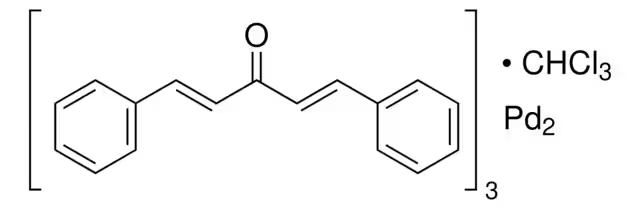 Tris(dibenzylideneacetone)dipalladium-chloroform adduct structure, CAS 52522-40-4