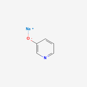 3-Hydroxypyridine sodium salt structure, CAS 52536-09-1