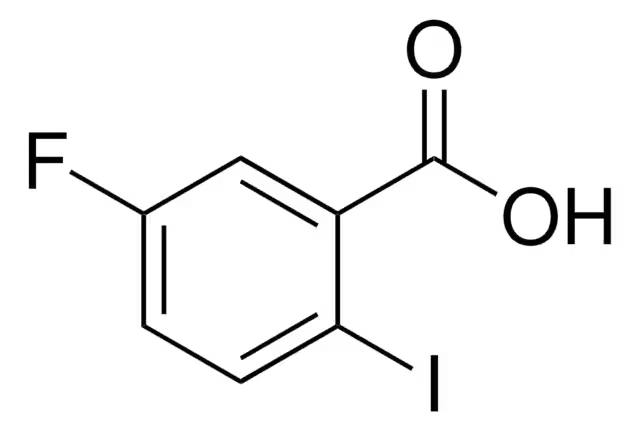 5-Fluoro-2-iodobenzoic acid structure, CAS 52548-63-7