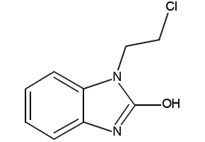 1-(2-Chloroethyl)-2,3-dihydrobenzimidazol-2-one structure, CAS 52548-84-2