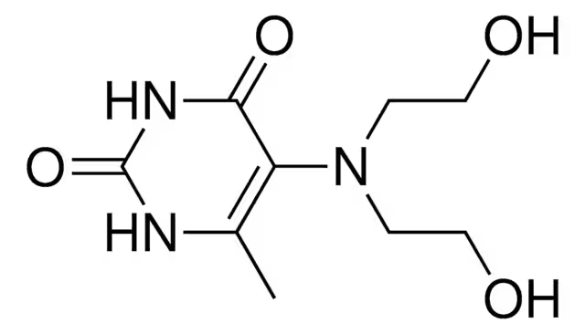2-[Bis(2-hydroxyethyl)amino]-5-nitrophenol structure, CAS 52551-67-4