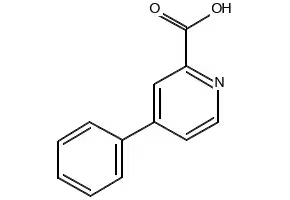 4-Phenylpyridine-2-carboxylic acid structure, CAS 52565-56-7