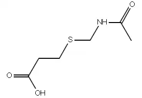3-(Acetamidomethylthio)propanoic acid structure, CAS 52574-08-0