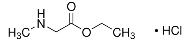 Ethyl sarcosinate hydrochloride structure, CAS 52605-49-9