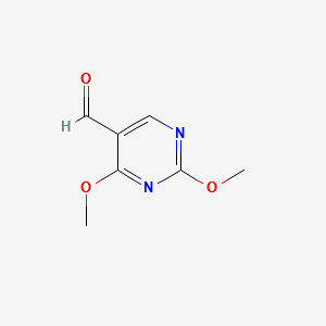 2,4-Dimethoxypyrimidine-5-carbaldehyde structure, CAS 52606-02-7