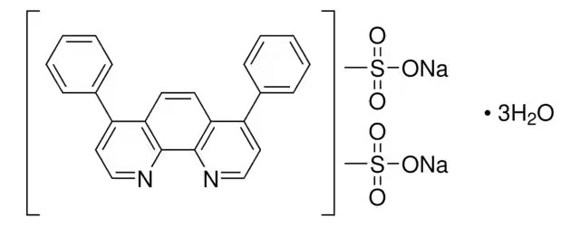 Bathophenanthrolinedisulfonic acid disodium salt structure, CAS 52746-49-3