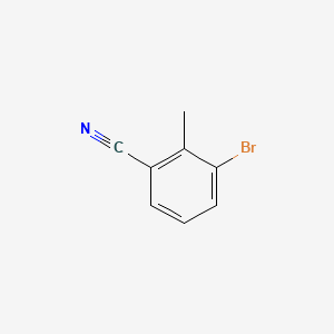 3-Bromo-2-methylbenzonitrile structure, CAS 52780-15-1