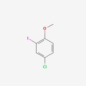 4-Chloro-2-iodoanisole structure, CAS 52807-27-9
