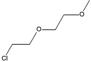 2-(2-Methoxyethoxy)ethyl chloride structure, CAS 52808-36-3