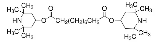 Bis(2,2,6,6-tetramethyl-4-piperidyl)sebacate structure, CAS 52829-07-9