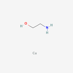 Copper ethanolamine structure, CAS 52906-32-8