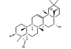 Caulophyllogenin structure, CAS 52936-64-8