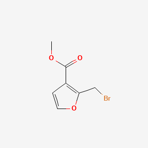 Methyl 2-(bromomethyl)-3-furoate structure, CAS 53020-08-9