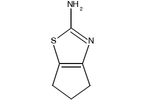 5,6-Dihydro-4H-cyclopentathiazol-2-ylamine structure, CAS 53051-97-1