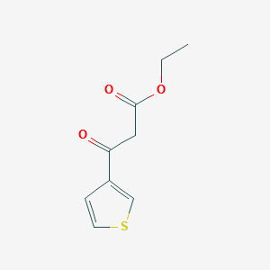 Ethyl 3-oxo-3-(3-thienyl)propionate structure, CAS 53090-46-3