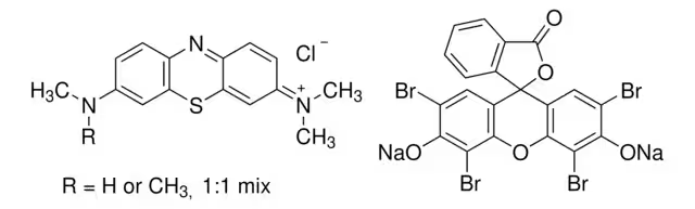 Azure II eosinate structure, CAS 53092-85-6