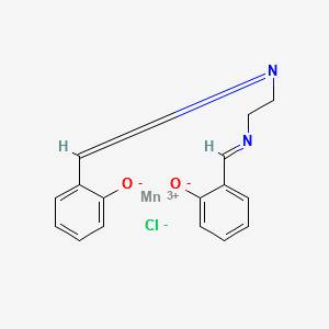 N,N'-Bis(salicylidene)-1,2-ethylenediamine-manganese(II) structure, CAS 53177-12-1