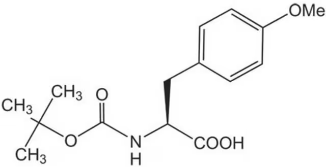 Boc-O-methyl-L-tyrosine structure, CAS 53267-93-9