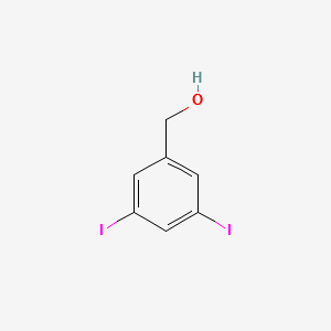 3,5-Diiodobenzyl alcohol structure, CAS 53279-79-1