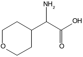 4'-Tetrahydropyranylglycine structure, CAS 53284-84-7