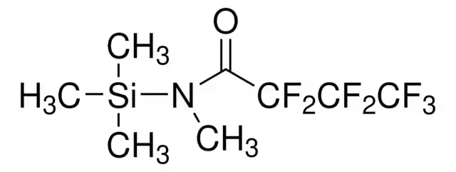 N-Methyl-N-(trimethylsilyl)heptafluorobutyramide structure, CAS 53296-64-3