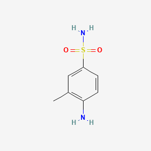 3-Methyl-4-aminobenzensulfonamide structure, CAS 53297-70-4