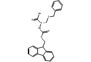 Fmoc-S-benzyl-L-cysteine structure, CAS 53298-33-2