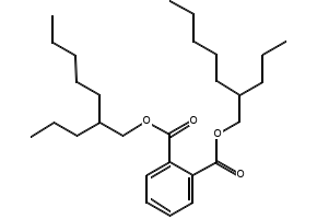 Bis(2-propylheptyl) phthalate structure, CAS 53306-54-0