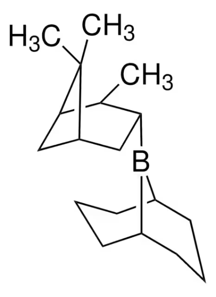 B-Benzyl-9-borabicyclo[3.3.1]nonane structure, CAS 53317-09-2