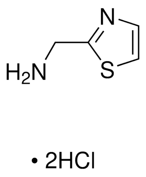 2-Thiazolemethanamine dihydrochloride structure, CAS 53332-78-8