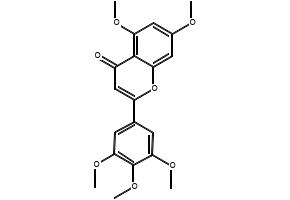 3',4',5',5,7-Pentamethoxyflavone structure, CAS 53350-26-8