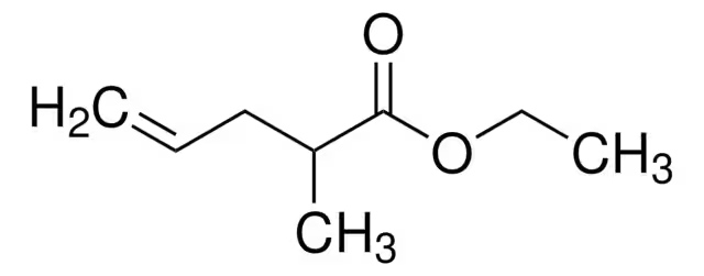 Ethyl 2-methyl-4-pentenoate structure, CAS 53399-81-8