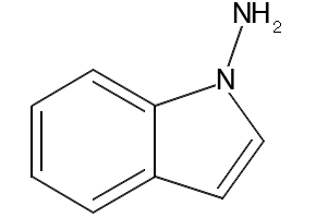 1H-Indol-1-amine structure, CAS 53406-38-5