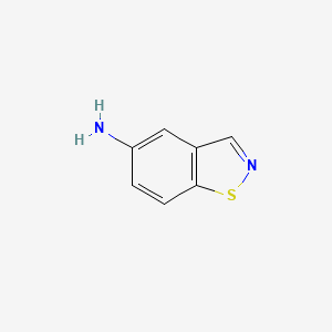 1,2-Benzisothiazol-5-amine structure, CAS 53473-85-1