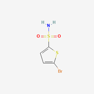 5-Bromothiophene-2-sulfonamide structure, CAS 53595-65-6